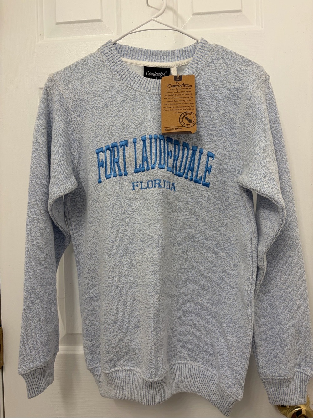 NWT Women’s Fort Lauderdale Florida Crew Neck Sweatshirt Size Small